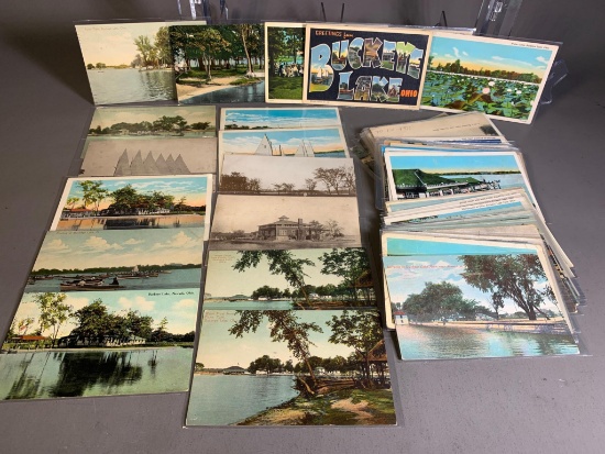 Large Lot of Buckeye Lake Ohio Postcards Early 1900s to 40s