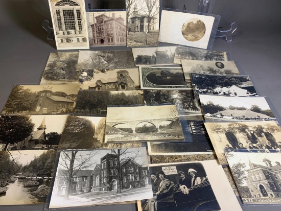 Group Lot of Real Photo Postcards RPPCs Ohio Locations