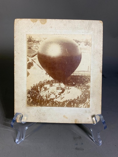 Rare Chutes Amusement Park Los Angeles 1902 Photo Passenger Balloon