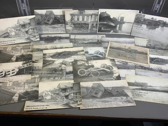 Large Lot of Columbus Ohio Flood Postcards
