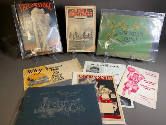 Group of Better Souvenir Paper: California, Early NBA, Tractor Booklet
