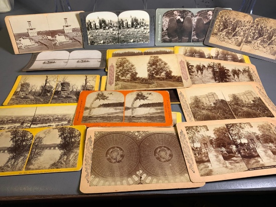 Great Group of Better Earlier Stereoview Cards