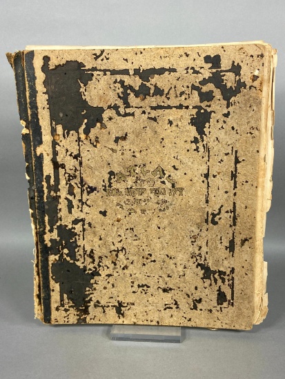 Antique 19th c. Atlas of Morrow County, Ohio With Maps