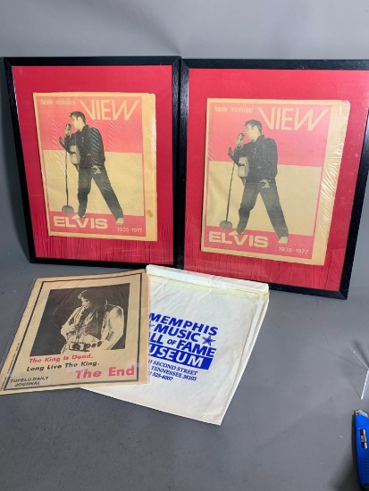 Elvis Presley Lot Aug. 20 1977 Tupelo View Elvis Death Issues etc