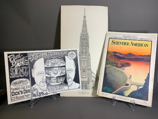 Assorted Paper - Scientific American, Cathedral, Dick's Den