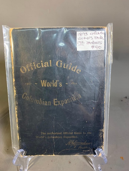 1893 Chicago World's Fair Souvenir Guide