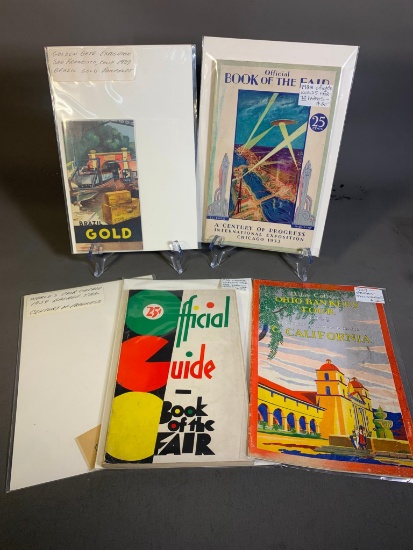 Expositions, 1933 Chicago World's Fair Booklets Paper and More