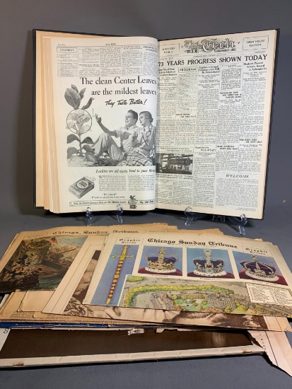 The Tech Bound MIT Newspapers 1934 200+ Pages