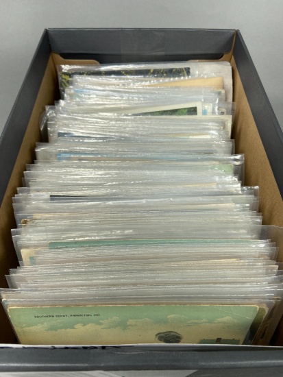 Box Lot of Indiana Postcards Vintage & Antique