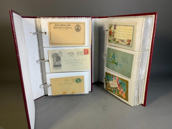 2 Albums - Postcards, Stamped Covers