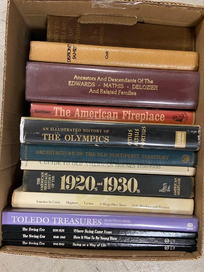 Group Lot of Vintage Reference Books, Genealogy