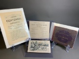 Group Lot of 1888 Ohio Centennial, Columbus Antique Paper Items