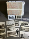 1929 Ohio State University v Northwestern Football Ticket, '41 Schedules, 1945 Game Snapshots