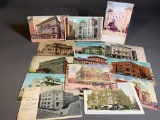 Group of Early 1900s Postcards Depicting Theaters