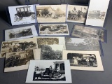 Group of Real Photo Postcards Early Cars RPPCs