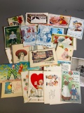 Very Large Lot of Greeting Postcards