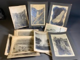 Great Group of 1880s Yellowstone National Park Wilderness Photographs