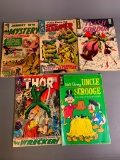 Group Lot of 5 Vintage Comic Books 12 cents