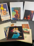 Group Lot of Advertising, Lithographs, Calendar