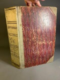 Giant 1911 John Smith Co Ledger Book w/475 Letterheads Arcanum Ohio Darke County