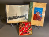 1903 Barnum & Bailey 40 Horse Wagon Train Photo + Castle Films, Circus Book