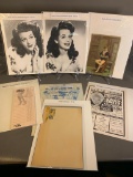 Group Lot of Pin Up, Model Photos, Burlesque Paper