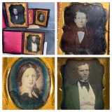 1/16 Plate and 1/9 Plate Daguerreotypes Nice Subjects