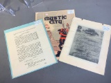 Group Lot Original Ku Klux Klan Paper, Material
