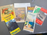 Group Lot of Antique Travel Brochures
