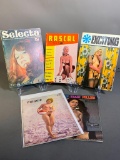 Group Lot of Vintage Nude Porn Adult Magazines, Material