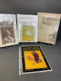 Group Lot of Paper Nature Magazine, Montgomery Ward Almanac and More