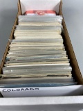 Box Full of Vintage & Antique Postcards - Colorado