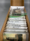 Box Full of Vintage, Antique Postcards NY to WY