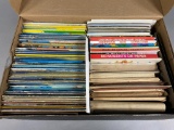 Large Box Full of Vintage Folding Postcards Travel