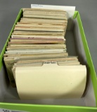 Box Full of Vintage and Antique Postcards - Greeting