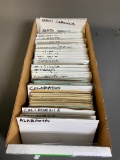 Box of Vintage & Antique Postcards States AL to NC Early