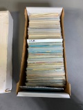 Box Lot Vintage, Antique Postcards USA, Chrome