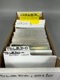 Large Lot Ohio Postcards Sorted by Cities Toledo-Zanesville
