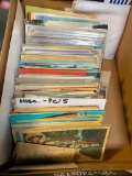 Box lot Antique & Vintage Postcards Celebrity Homes, Patriotic and more