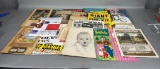 Large Lot Vintage Paper Magazines, Booklets