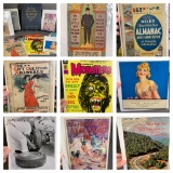 Group Lot of Vintage & Antique Paper Calendars, Horror