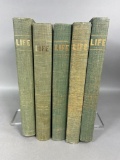 4 Volumes Bound Life Magazine 1960s