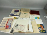 Group Lot Vintage Antique Ephemera Paper Advertising Booklets