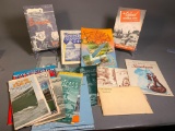 Group Lot of Assorted Vintage Ephemera and Paper Travel