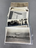 Group Lot Balloon/Dirigible/Zeppelin Real Photo Postcards RPPCs
