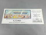 1936 Advertising Calendar Graf Zeppelin Litho