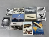 Group Lot Balloon/Dirigible/Zeppelin Postcards and Photos (newer)