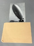 Hindenburg Postcard plus Envelope with Ink Stamp