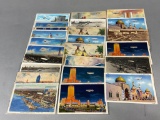 Group Lot Balloon/Dirigible/Zeppelin Postcards