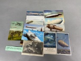 Group Lot Balloon/Dirigible/Zeppelin Postcards